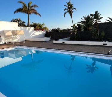 Puerto Calero Villa | Villa Dedalos - A luxury large villa with a heated pool in Puerto Calero