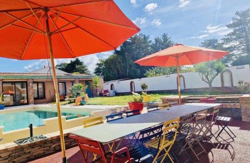 Olonne-sur-Mer Villa | Villa des Plages- Les Sables d'Olonne- Piscine et spa privatifs-14pers