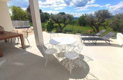 Barjac Villa | Villa Dumas with panoramic view