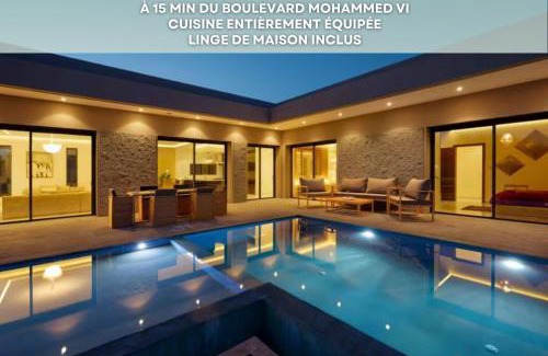 Marrakech Villa | Villa Eline - Wifi, Piscine chauffée, Sans vis-à-vis