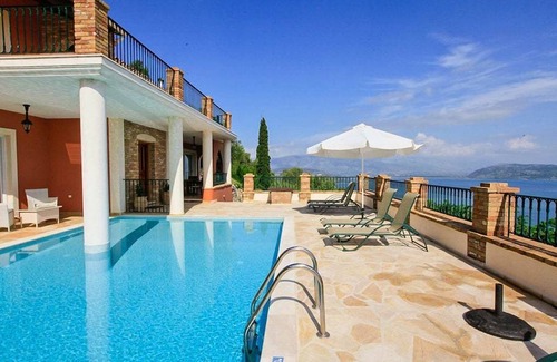 Petaleia Villa | Villa Emilios: Large Private Pool, Sea Views, A/C, WiFi