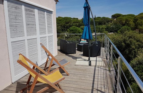 La Nartelle Villa | Villa familiale Le Citronnier avec piscine, vue exceptionnelle à Sainte Maxime
