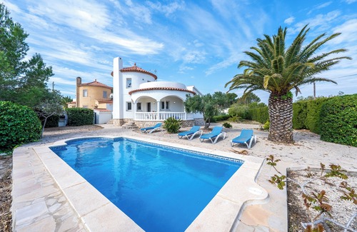 Les Tres Cales Villa | Villa 'Flor' con vistas al mar, piscina privada y Wi-Fi