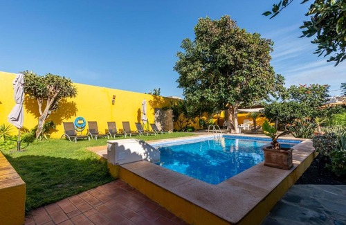 Gáldar Villa | Villa Galdar Cuchufleta piscina BBQ Parking Privado