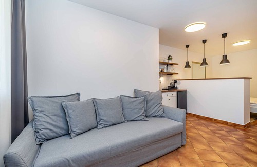 Linardici Apartamento | Estudio precioso y gracioso con piscina comunitaria en Linardici, Island Krk, Croacia para 2 personas