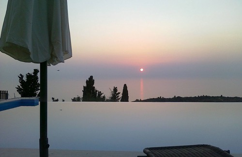 Lefkas Villa | Villa Horizon ... privacy and sunset view of the Ionian Sea