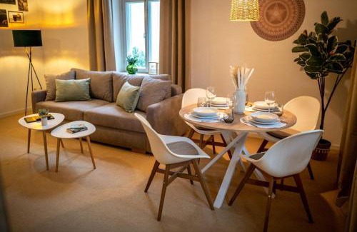 Bad Salzuflen Apartamento | VILLA I 100m Kurpark I Wintergarten Boxspringbett I NETFLIX