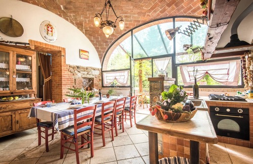 Rapolano Terme Villa | Villa "Il Fornacino" con piscina, jardín y Wi-Fi