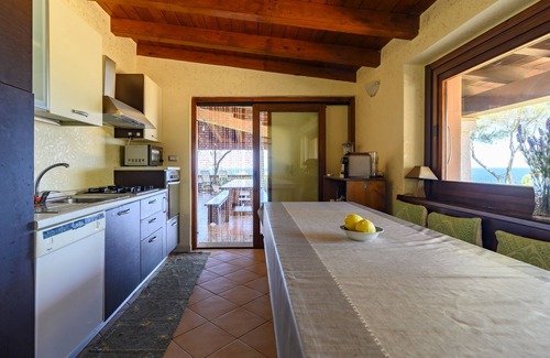 Tortoli Villa | 'Villa il Panorama di Orrí' con vistas al mar, jardín y aire acondicionado