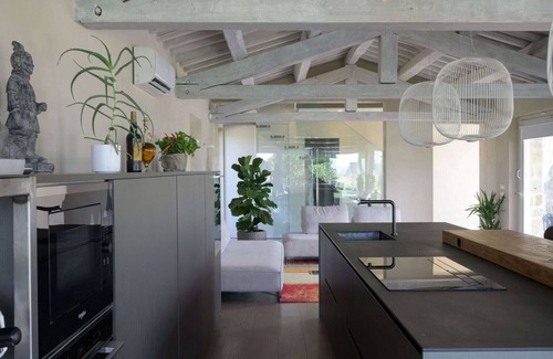 Ferretto Villa | Villa de piedra en Cortona con piscina