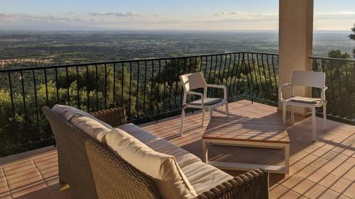 Laroque-des-Alberes Casa | Villa Josephine: Vue magnifique sur mer et montagnes