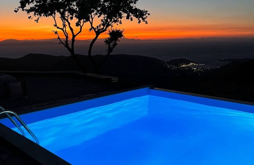 Kea Villa | Villa Keanna en la isla de Kea - Increíble vista del atardecer n01