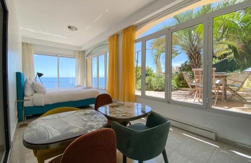 Menton Apartamento | Villa l'ensoleillée vue panoramique mer, 250 m de la plage et du centre ville