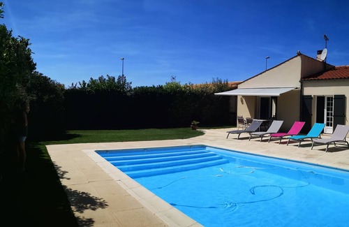 Perigny Villa | Villa La Rochelle Périgny con piscina climatizada