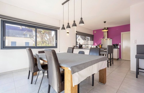 Ile-Tudy Villa | Villa 'Le Bain De Mer - Vistas al Mar, Terraza Privada y Wi-Fi'
