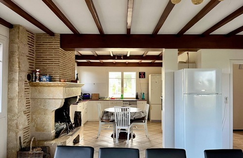 Aiguillon Villa | Villa Le parc de Gouts con piscina, cerca del estanque