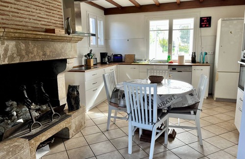 Aiguillon Villa | Villa Le parc de Gouts con piscina, cerca del estanque