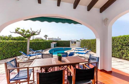 Cap d'Artrutx Villa | Villa Lola, seaviews, private pool & lush yard