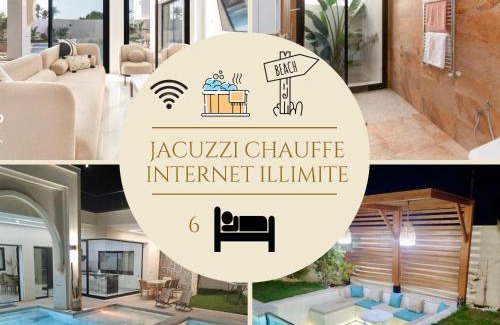 Djerba Midun Villa | Villa Lynoute piscine sans vis à vis meilleur emplacement à proximité de la plage