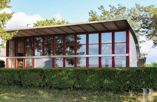 Doncourt-les-Conflans Villa | Villa 'Maison Le Corbusier' con vistas a la montaña, terraza privada y Wi-Fi