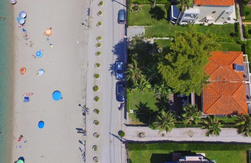 Pefkochori Villa | Villa Mare Blu - Beachfront, Panoramic View, Garden