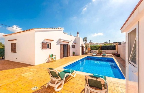 Cala en Porter Villa | Villa Mari: Large Private Pool, Walk to Beach, A/C, WiFi, Car Not Required