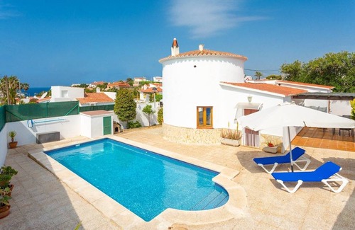 Cala en Porter Villa | Villa Maria: Large Private Pool, A/C, WiFi