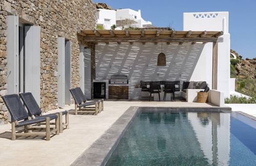 Ftelia Casa | Villa Maxim/Amazing sea views /large outdoor areas with 2 pools & 2hot-tubs