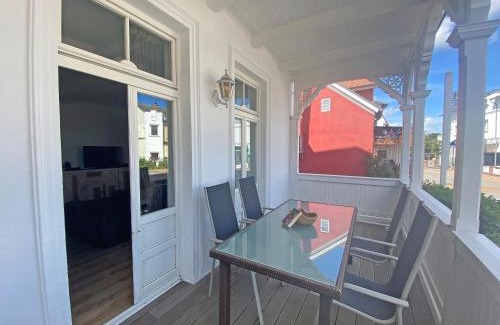 Gohren Apartamento | Villa Minna - Whg 3 mit Balkon