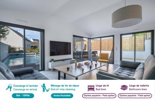 Saint-Gildas-de-Rhuys Casa | Villa moderne avec piscine pour 15 personnes !