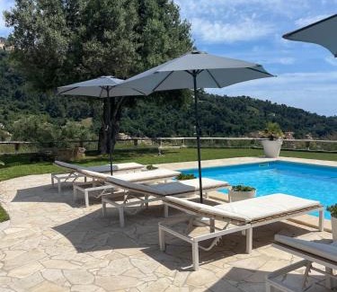 Menton Villa | Villa-Monti 5 Star Superhost, Luxury Villa with pool, sleeps 7