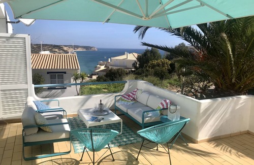 Salema Villa | Villa Muramaris, Impresionante vista al mar, jardín privado con piscina. Diseño y arte