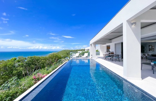 Anse des Rochers Villa | Villa · Vista océano · Piscina y playa propia