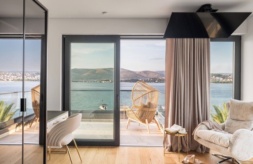 Okrug Villa | Villa Palace Al Nera Luxurius at sea With 2 Swimming Pools Saunas