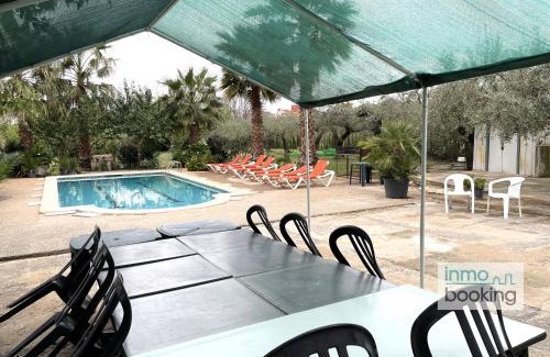 Reus Casa | Villa Palmeras costa dorada, climatizada ,bk y piscina privada