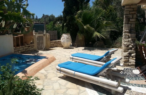 Sivas Villa | Piscina privada + jardín, W-LAN, TV-Sat, complejo idílico tranquilo de 5 villas
