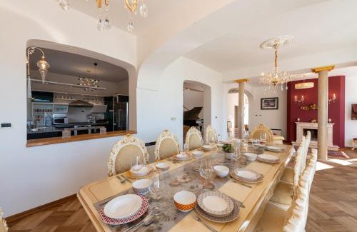 Bregi Villa | Villa Piano with Stunning View, heated outdoor pool & gaming room