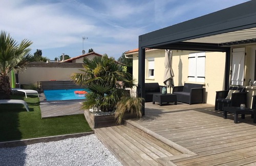 La Teste-de-Buch Villa | Hermosa villa + piscina climatizada, zona muy tranquila.