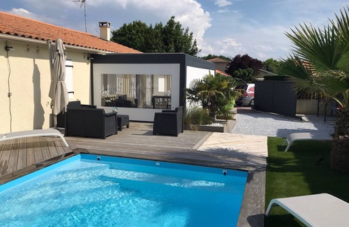 La Teste-de-Buch Villa | Hermosa villa + piscina climatizada, zona muy tranquila.
