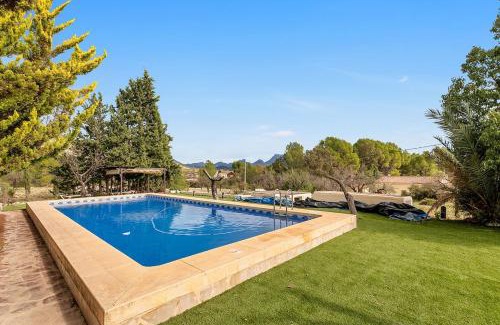 Relleu Apartamento | Villa Rancallosa con barbacoa, wifi y piscina privada