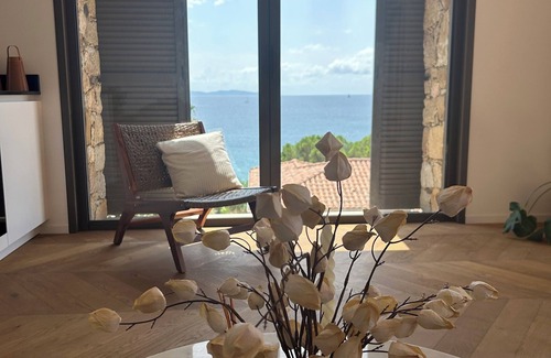 Ajaccio Casa | Villa Raphael, splendid view of the Sanguinaires with swimming pool 5 minutes from the beach