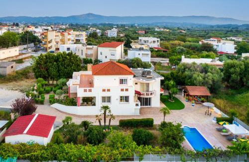 Kremasti Villa | Villa Rea Luxury 5 bdrs with swimming pool