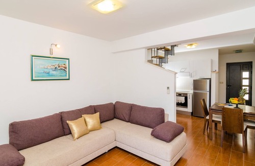 Duboka Apartamento | Apartamento Villa Regina Maris A2, playa privada para 6 personas, terraza doble