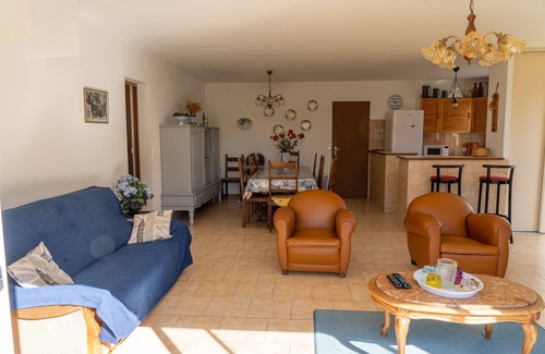 Saint-Denis-d'Oleron Villa | Cómoda villa de alquiler para 8 personas con jardín, 380 m mar