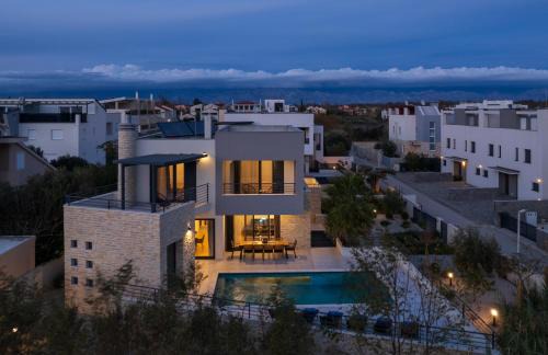 Privlaka Villa | Villa Roca with heated pool and sauna