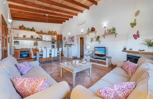 Alcudia Villa | Villa S Hortet Den Jua: esta villa incluye una piscina privada, WI-FI y tenis de mesa