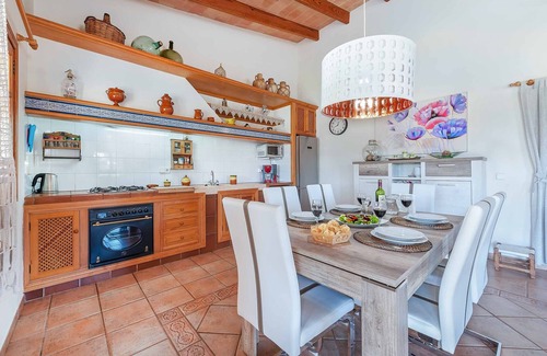 Alcudia Villa | Villa S Hortet Den Jua: esta villa incluye una piscina privada, WI-FI y tenis de mesa