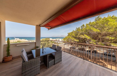Son Serra de Marina Villa | Villa 'Sa Nineta' con preciosas vistas al mar, piscina privada, jardín, Wi-Fi y A/C