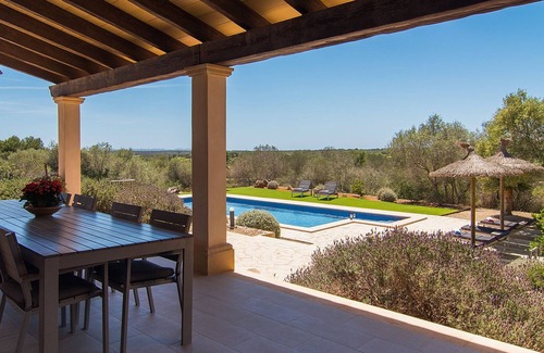 Ses Salines Villa | Villa Sa Pleta Petita con vistas a la montaña, piscina y Wi-Fi