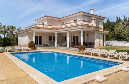 Badia Blava Villa | Villa 'Sa Torre' con vistas a la montaña, piscina privada y Wi-Fi